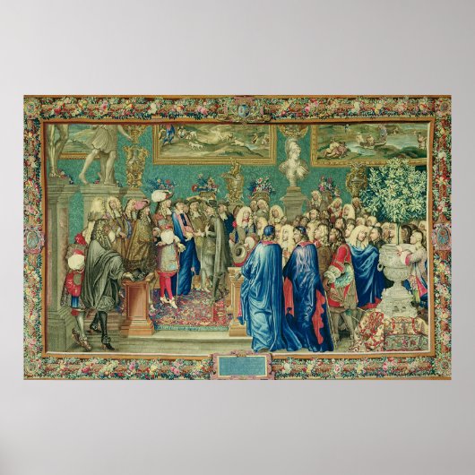 ルイ14世が伯爵に与えた聴衆 ポスター (正面)