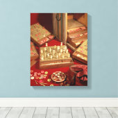 ルイ14世が発明したドーフィン・ロットゲーム キャンバスプリント (インサイチュ (ウッドフロア))