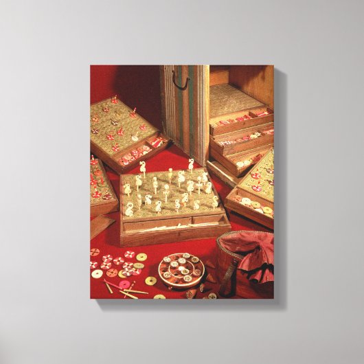 ルイ14世が発明したドーフィン・ロットゲーム キャンバスプリント (正面)