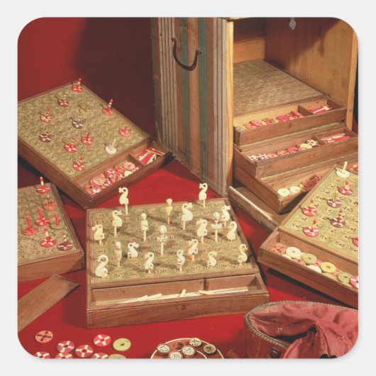 ルイ14世が発明したドーフィン・ロットゲーム スクエアシール (正面)