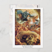 ルイ14世のアポテアシスby Charles Le Brun ポストカード (正面/裏面)