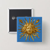 ルイ14世のシンボル 缶バッジ (正面&裏面)