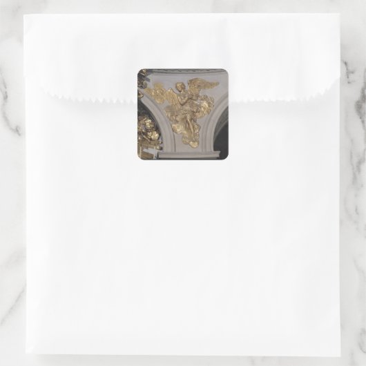 ルイ14世のスタイル天使、アーチからアーチ スクエアシール (バッグ)