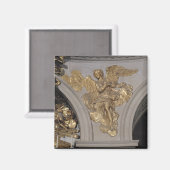 ルイ14世のスタイル天使、アーチからアーチ マグネット (正面/裏面)