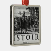 ルイ14世のフランスの王著基礎 メタルオーナメント (右)