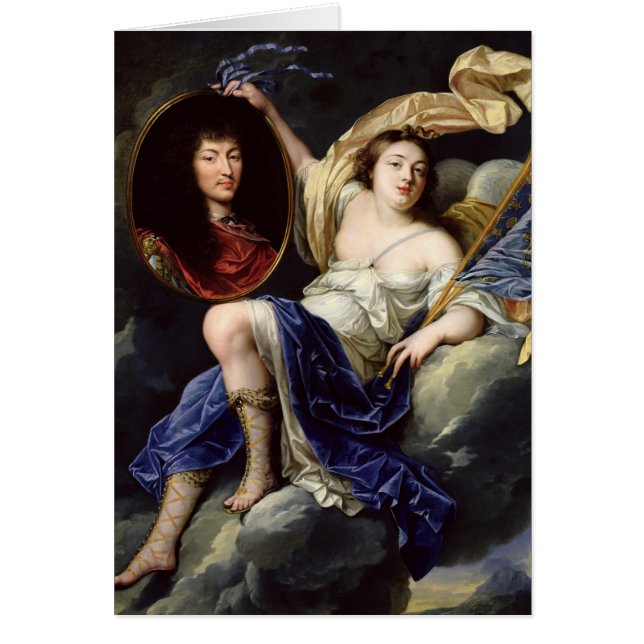 ルイ14世のポートレートを示す名声 (正面)