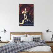 ルイ14世のポートレート1648年10歳 キャンバスプリント (インサイチュ (寝室))