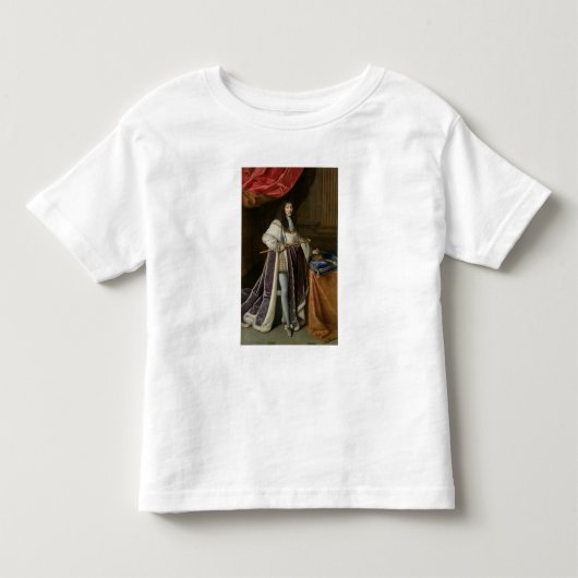 ルイ14世のポートレート トドラーTシャツ (正面)