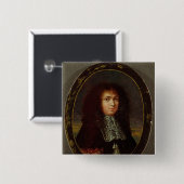 ルイ14世のポートレート 缶バッジ (正面&裏面)