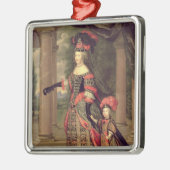 ルイ14世のマリアTheresaの妻 メタルオーナメント (左)