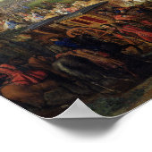 ルイ14世の側近レインヴァリズを訪れる ポスター (角)