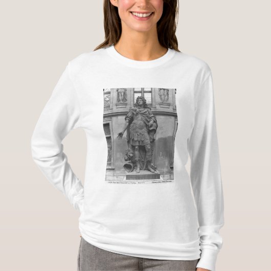 ルイ14世の彫像 Tシャツ (正面)