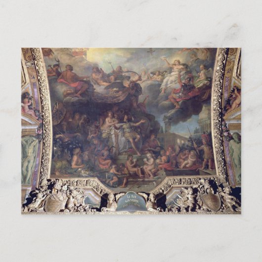 ルイ14世の統治だけで ポストカード (正面)