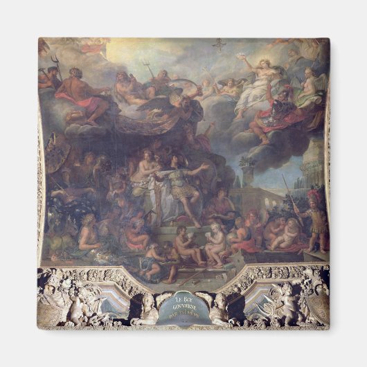 ルイ14世の統治だけで マグネット (正面)