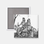 ルイ14世の騎士像 マグネット (正面/裏面)