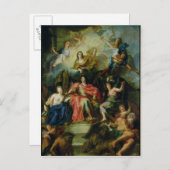 ルイ14世は栄光によって冠を付け， c.1686 ポストカード (正面/裏面)