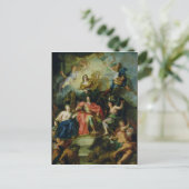 ルイ14世は栄光によって冠を付け， c.1686 ポストカード (スタンド正面)