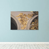 ルイ14世スタイルエンジェル、アーチから キャンバスプリント (インサイチュ (ウッドフロア))