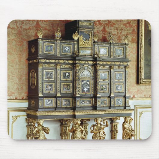 ルイ14世宝石類のキャビネット、Gobelinsの研修会 マウスパッド (正面)