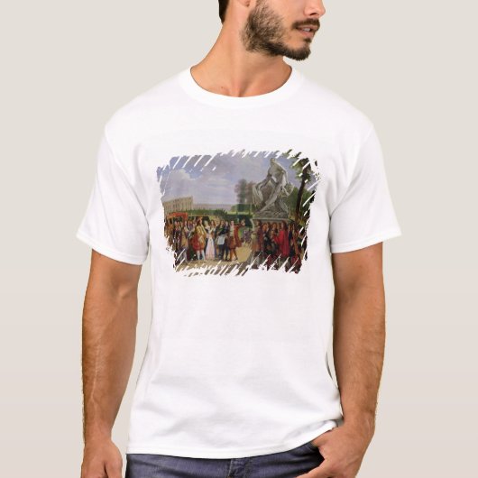 ルイ14世捧げるPuget 「ミーロの Tシャツ (正面)
