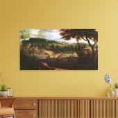 ルイ14世狩りアットマリーwith a view キャンバスプリント (インサイチュ (リビング))