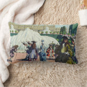 ルイ14世「紳士@バーセイルズ-ピエールBrissaudin ランバークッション (ブランケット)