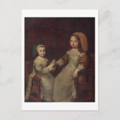 ルイ14世(1638年~1715年)はフィリップの子として ポストカード (正面)
