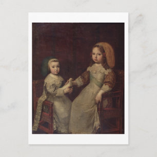 ルイ14世(1638年~1715年)はフィリップの子として ポストカード