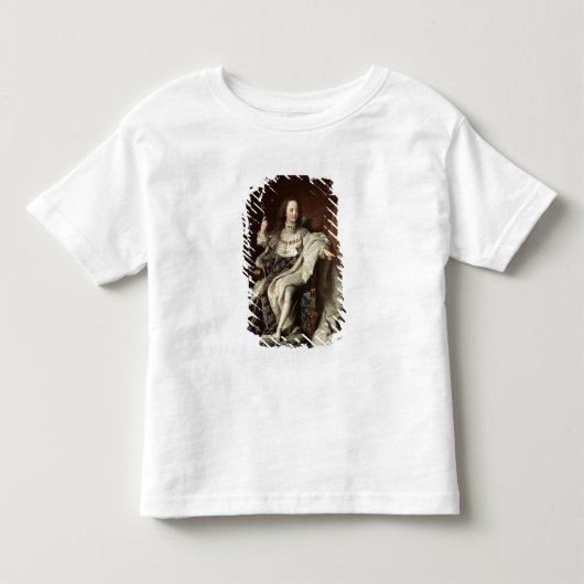 ルイ15世のポートレートで戴冠服, 1715 トドラーTシャツ (正面)