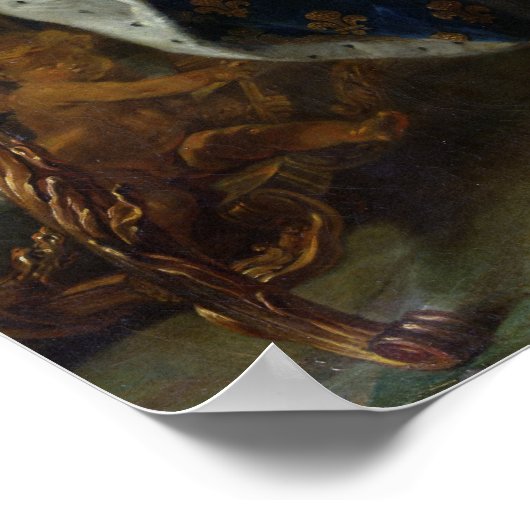 ルイ15世のポートレートフランス王, c.1727 ポスター (角)