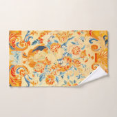 ルイ15世の植物花とペイズリー バスタオルセット (ハンドタオル)