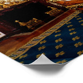 ルイ15世の私立勉強、1753年～60年 ポスター (角)