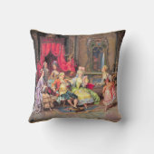 ルイ15世フランスののカラフルモチーフ クッション (裏面)