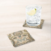 ルイ15世フローラプリントコースター スクエアペーパーコースター (インサイチュ)