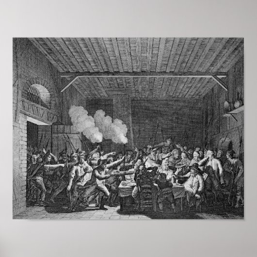 ルイ16世のバレンヌでの逮捕 ポスター (正面)