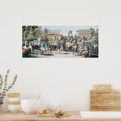 ルイ16世のパリへの侵入 ポスター (キッチン)