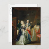 ルイ16世の家族への別れ ポストカード (正面/裏面)