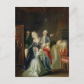 ルイ16世の家族への別れ ポストカード (正面)