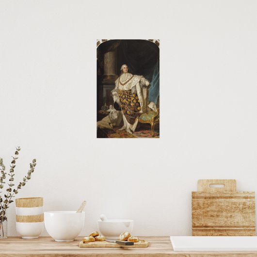 ルイ16世の戴冠服、1774年以降 ポスター (キッチン)