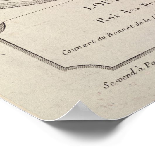 ルイ16世はフリジアンボンネットを着ていた ポスター (角)