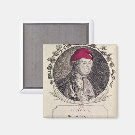 ルイ16世はフリジアンボンネットを着ていた マグネット (正面/裏面)