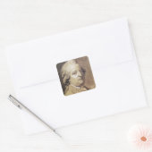 ルイ16世フランス王ポートレート スクエアシール (封筒)