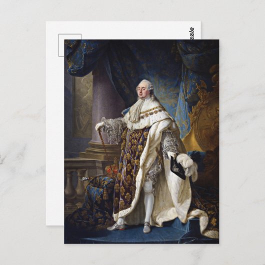 ルイ16世フランス ポストカード (正面/裏面)