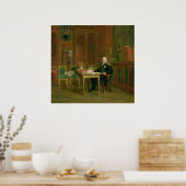 ルイ18世はチュイルリーでの勉強に参加した ポスター (キッチン)