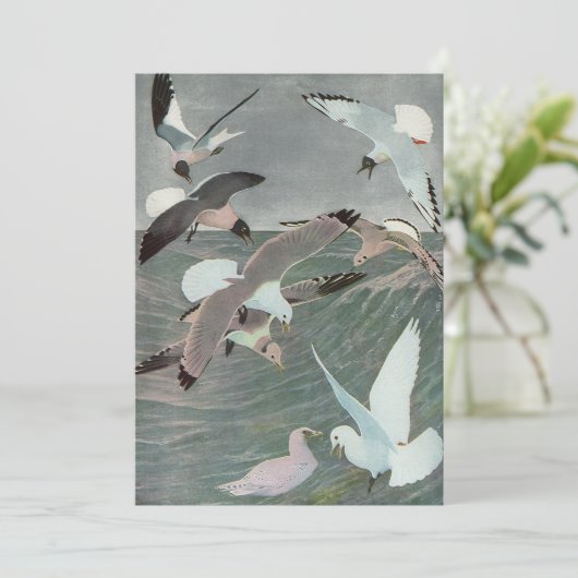 ルイ・アガスフエルテスによる海波の上のカモメ (スタンド正面)