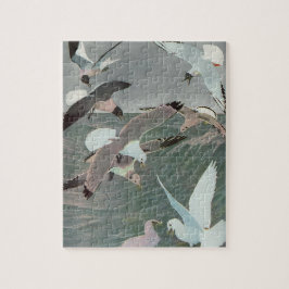 ルイ・アガスフエルテスによる海波の上のカモメ ジグソーパズル