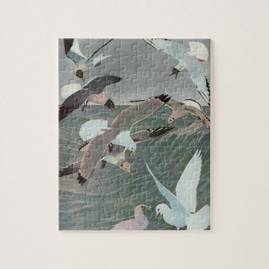 ルイ・アガスフエルテスによる海波の上のカモメ ジグソーパズル (縦)
