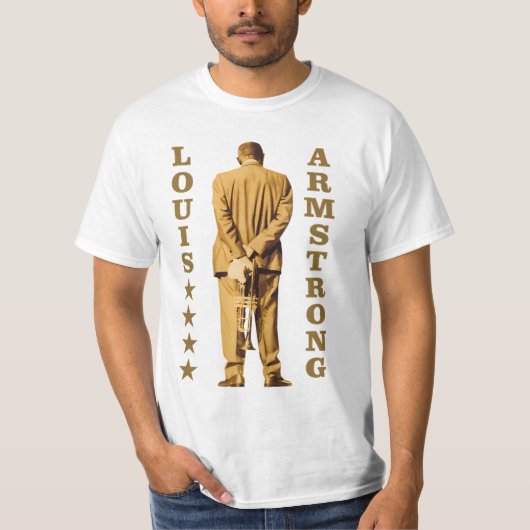ルイ・アームストロング Tシャツ (正面)