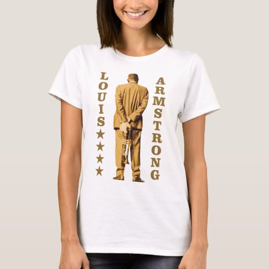 ルイ・アームストロング Tシャツ (正面)