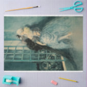 ルイ・イカルラブキスをするアートワークの切り離 薄葉紙 (クラフト)